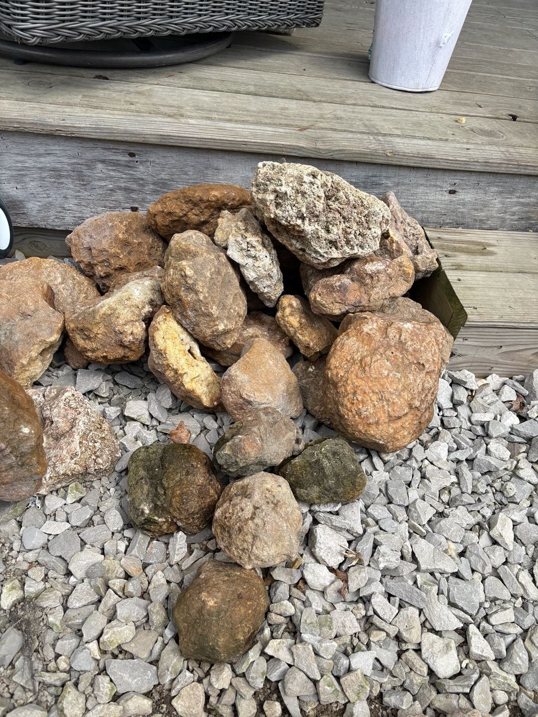 15 Pound Lot Of Natural Kentucky Geodes Unopened Custom Orders Are Available!