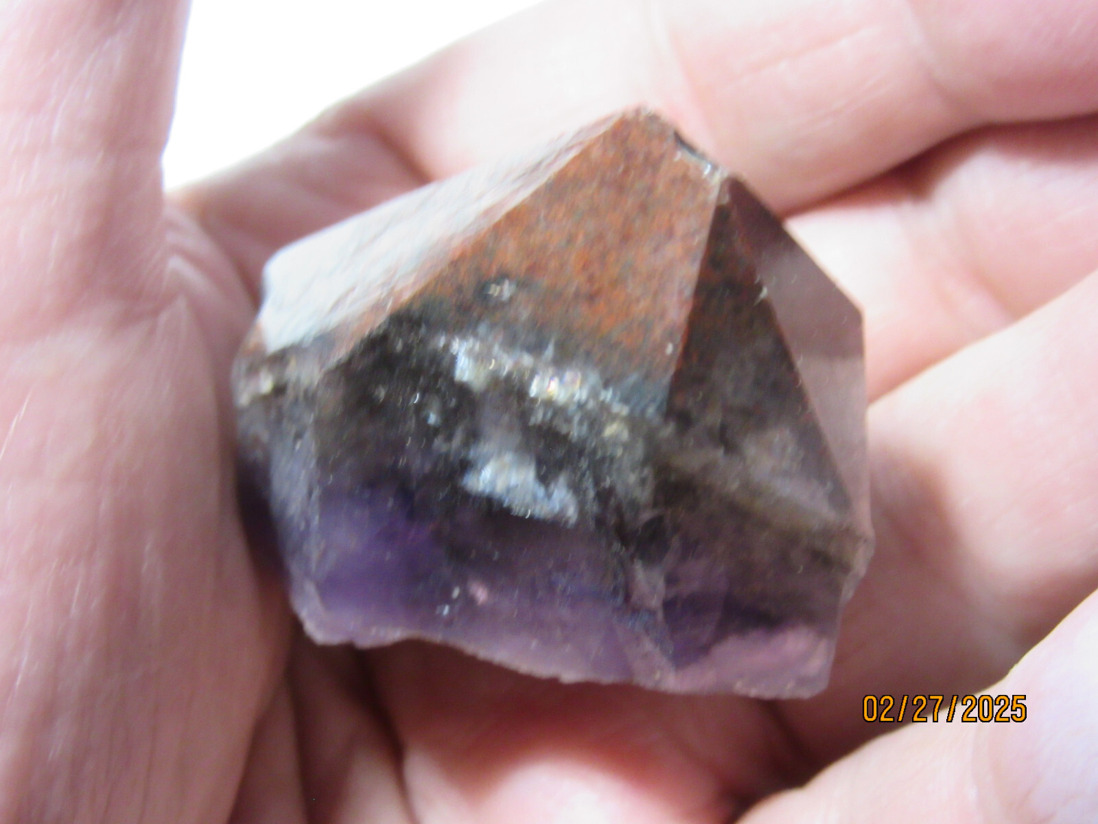Deep Red/Purple Auralite-23 Amethyst 1 5/8″ Point Collectible DRPADP-5s