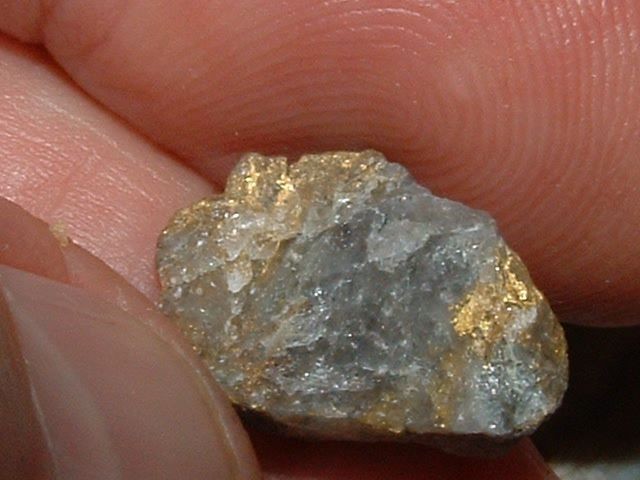 COLORADO GOLD QUARTZ SPECIMEN 1.34 GRAM U.S. LODE MINING