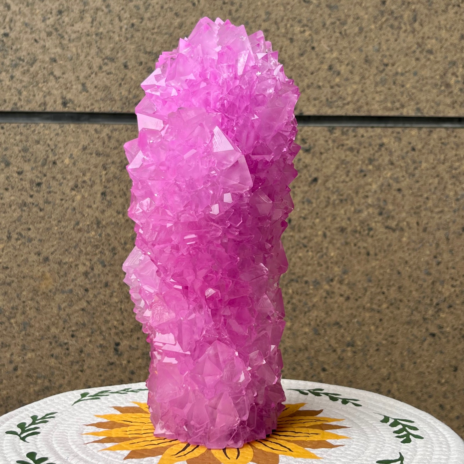 6.2 lb Alum Crystal Cluster Sharp Point Tower Formation Specimen