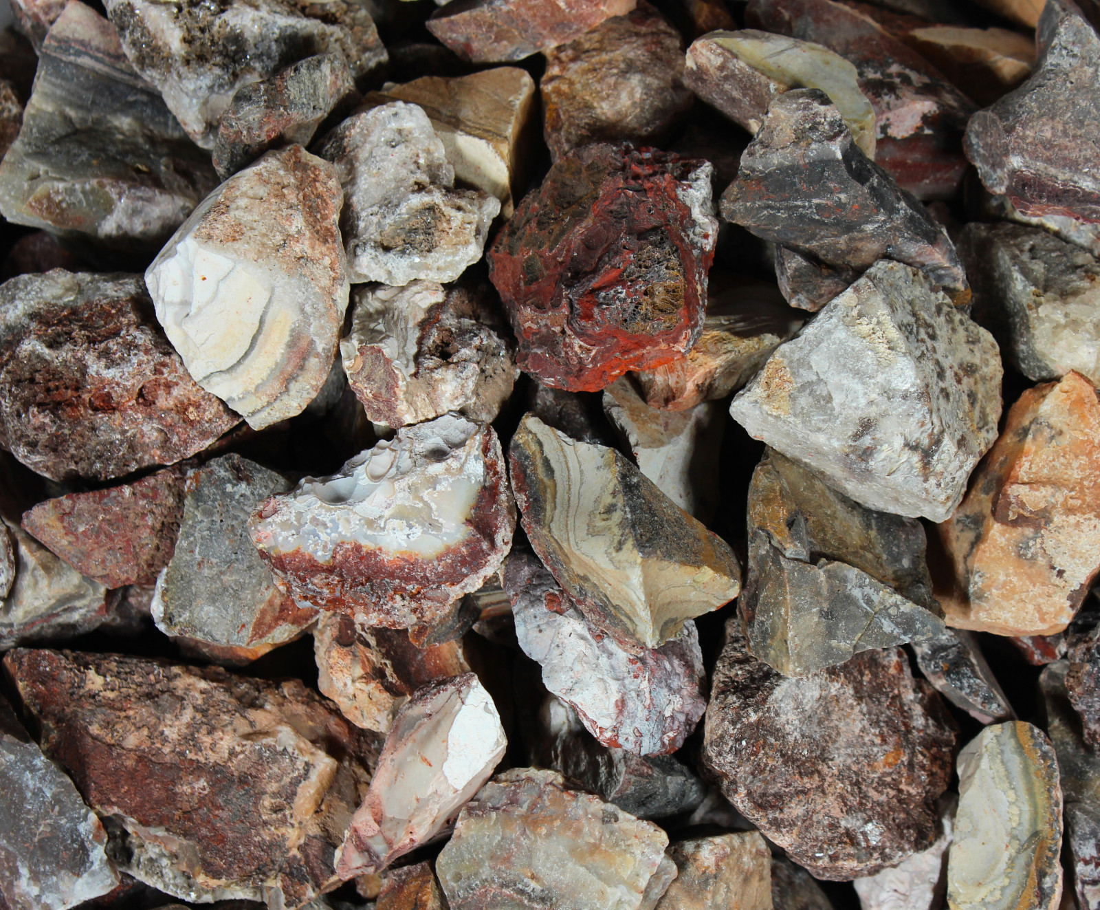 Mexican Quartz, Chalcedony and Limestone – Rough Rocks for Tumbling