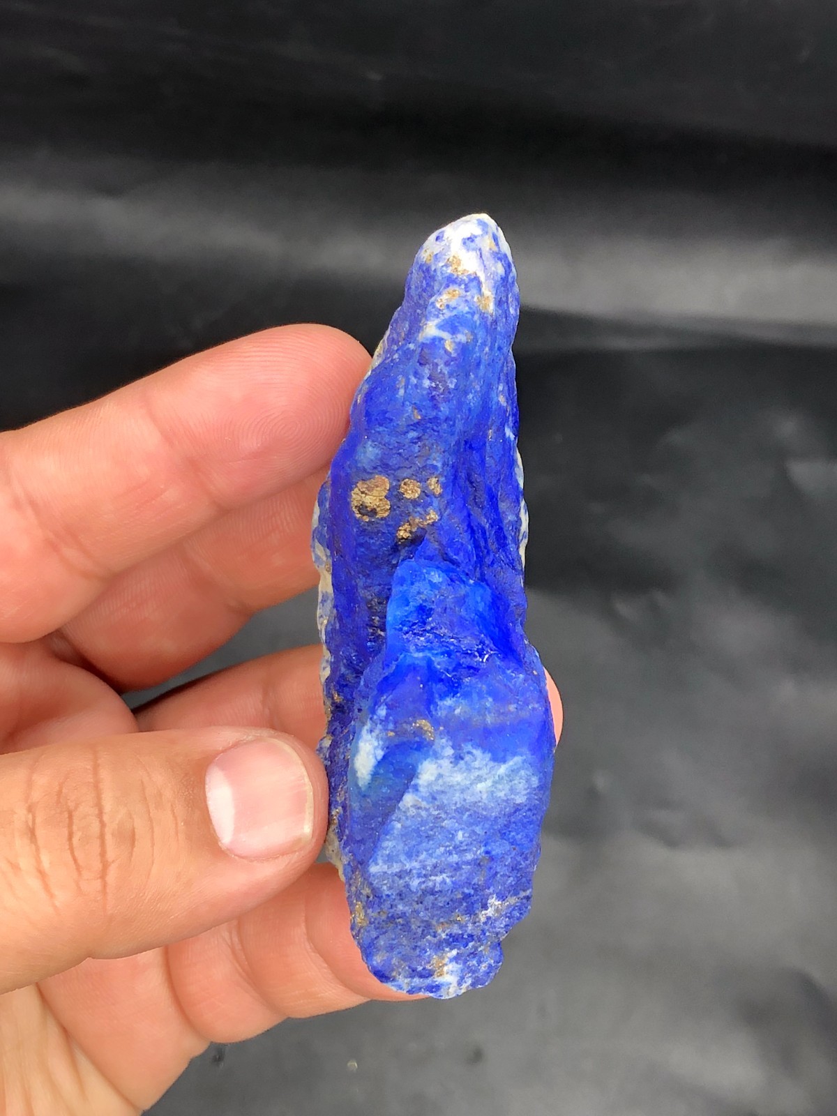 Premium Lapis Lazuli Rough Bulk Stone – Large Blue Calcite & Pyrite J43..3
