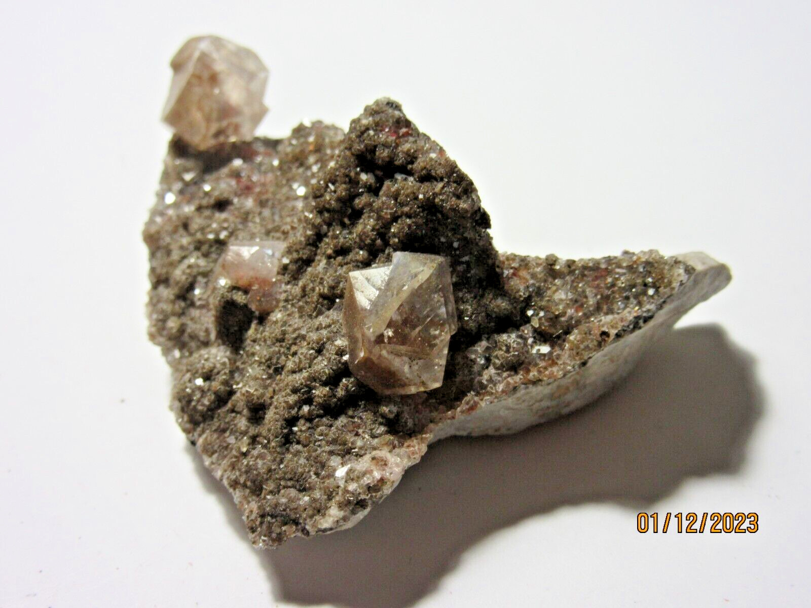 Natural Red Quartz Crystal CLUSTER 2 3/8″ Rough Collectible Reiki RQCCC-3