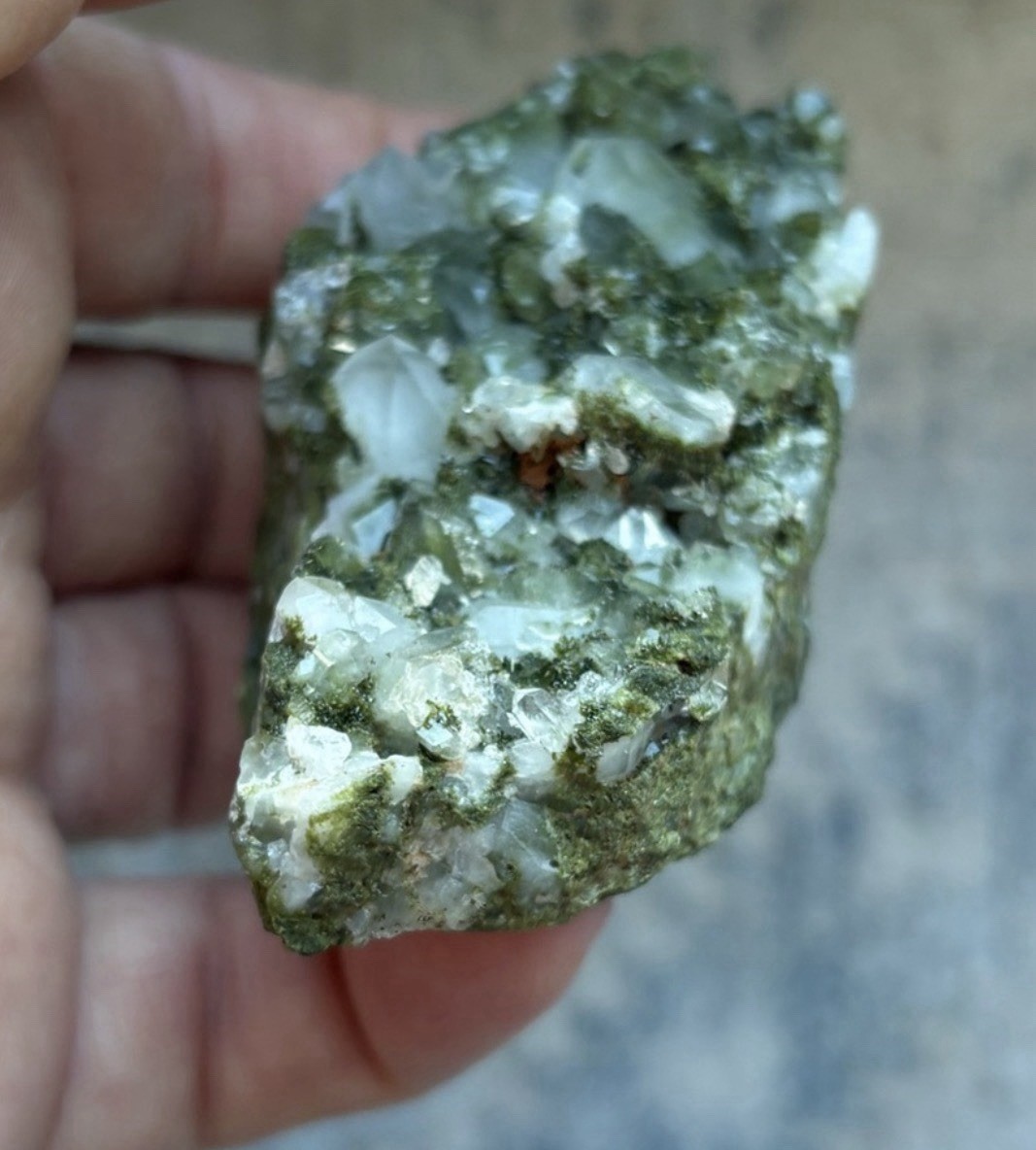 Fairy Forest Epidote & Quartz Sparkle Clusters Crystals Green 142g Aesthetic