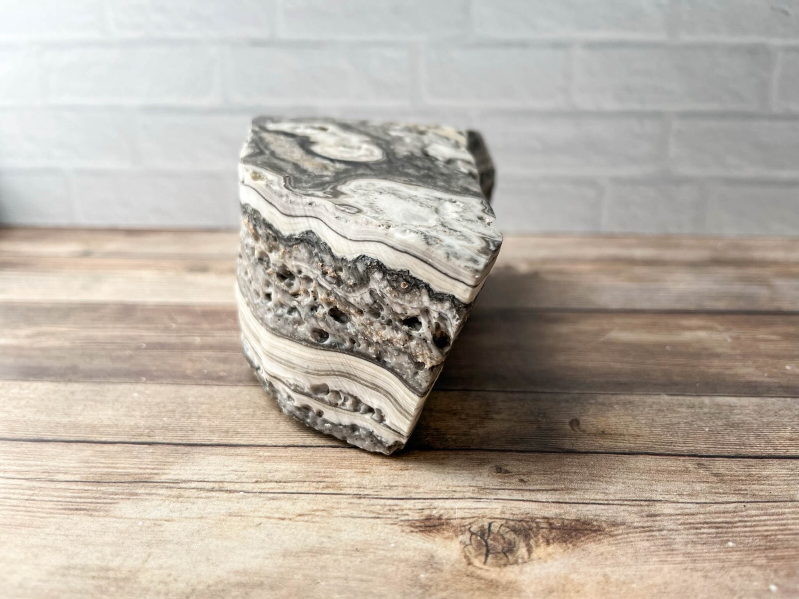 Zebra Calcite , 3 lb 14.2 oz Mexican Raw Rough