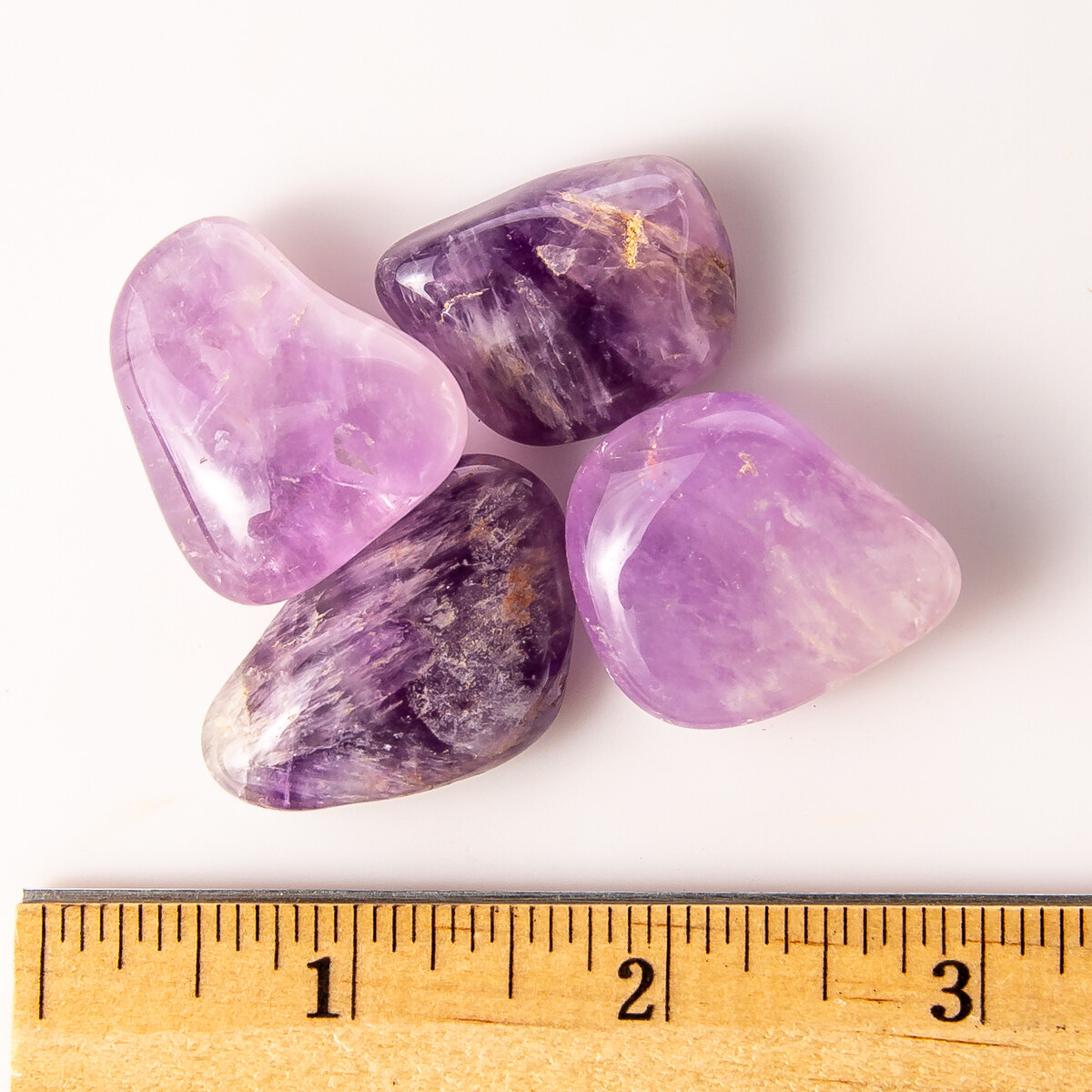 1/4 lb Tumbled Maraba Amethyst Gemstone Crystals 5-15 Stones Gem Rock Specimens