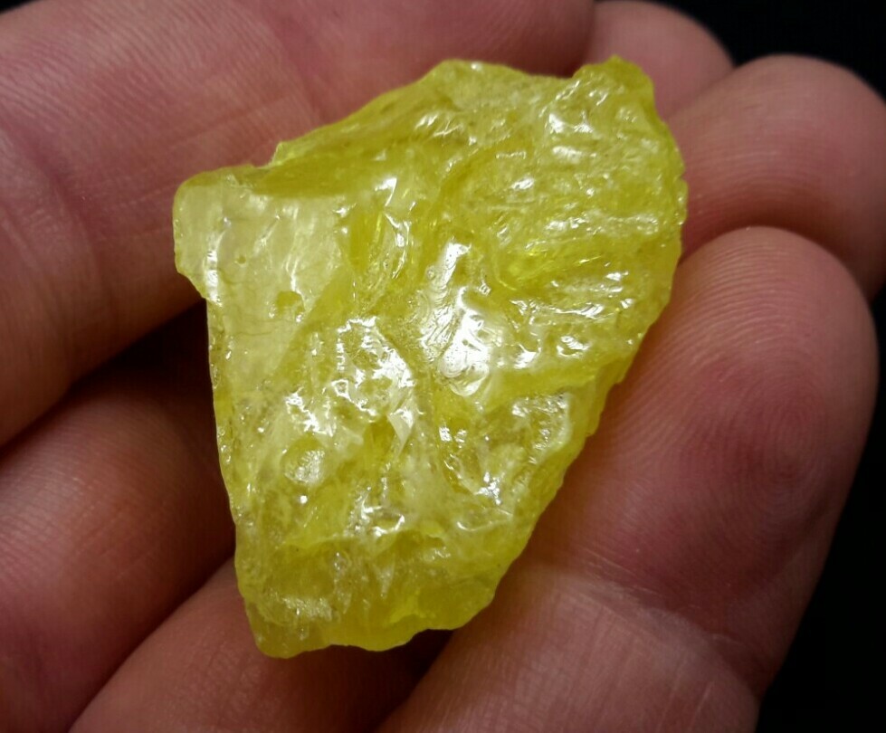 36mm SULPHUR CRYSTAL from El Desierto Mine, San Pablo de Napa, Bolivia
