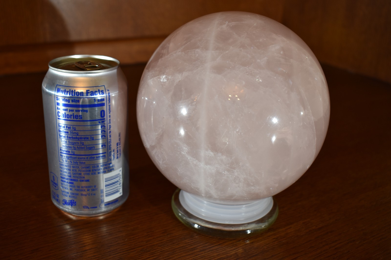 Rose Quartz sphere 4626 grams 149 mm