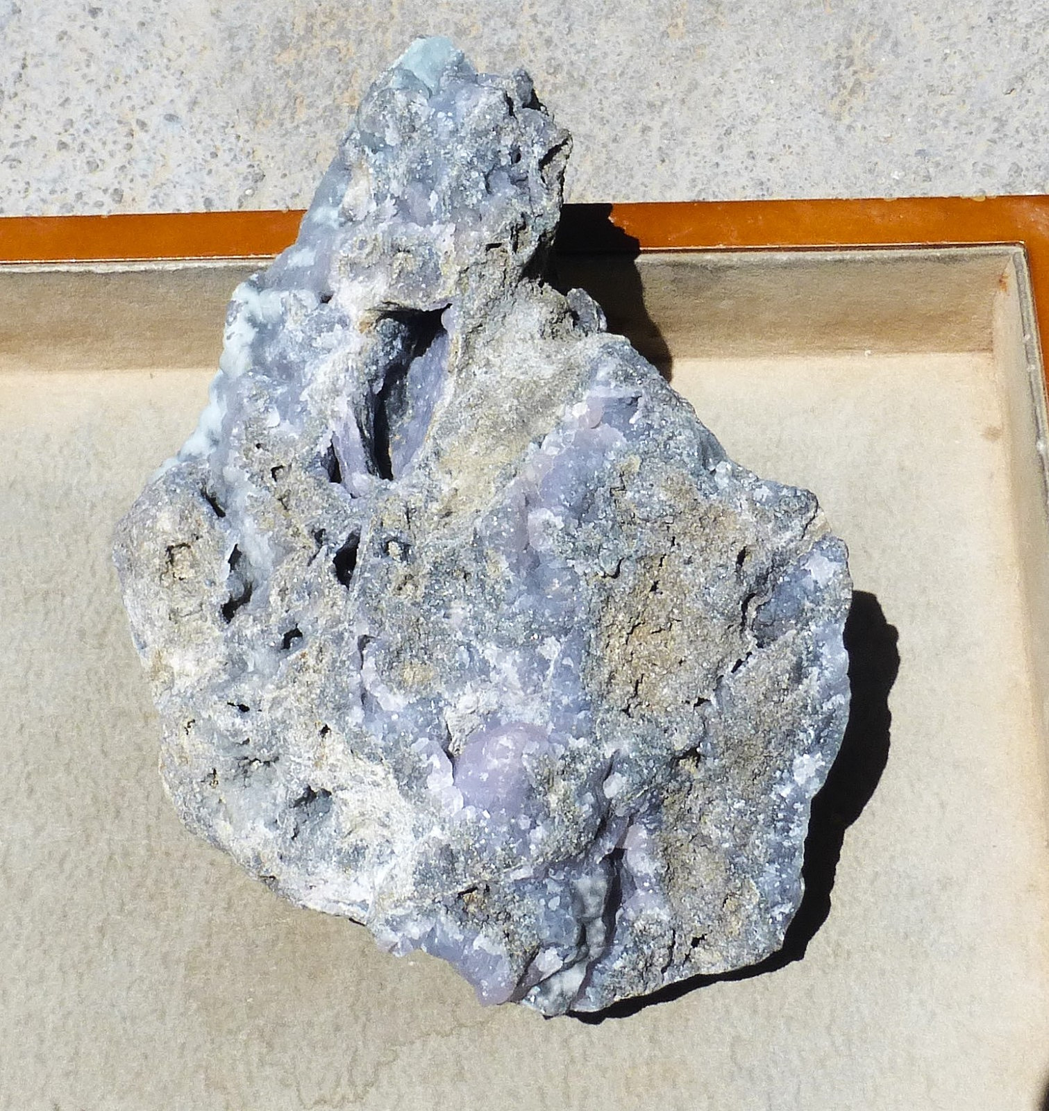 LARGE Purple Smithsonite specimen from El Refugio Mine Mexico 2-lb. 3.6 oz.