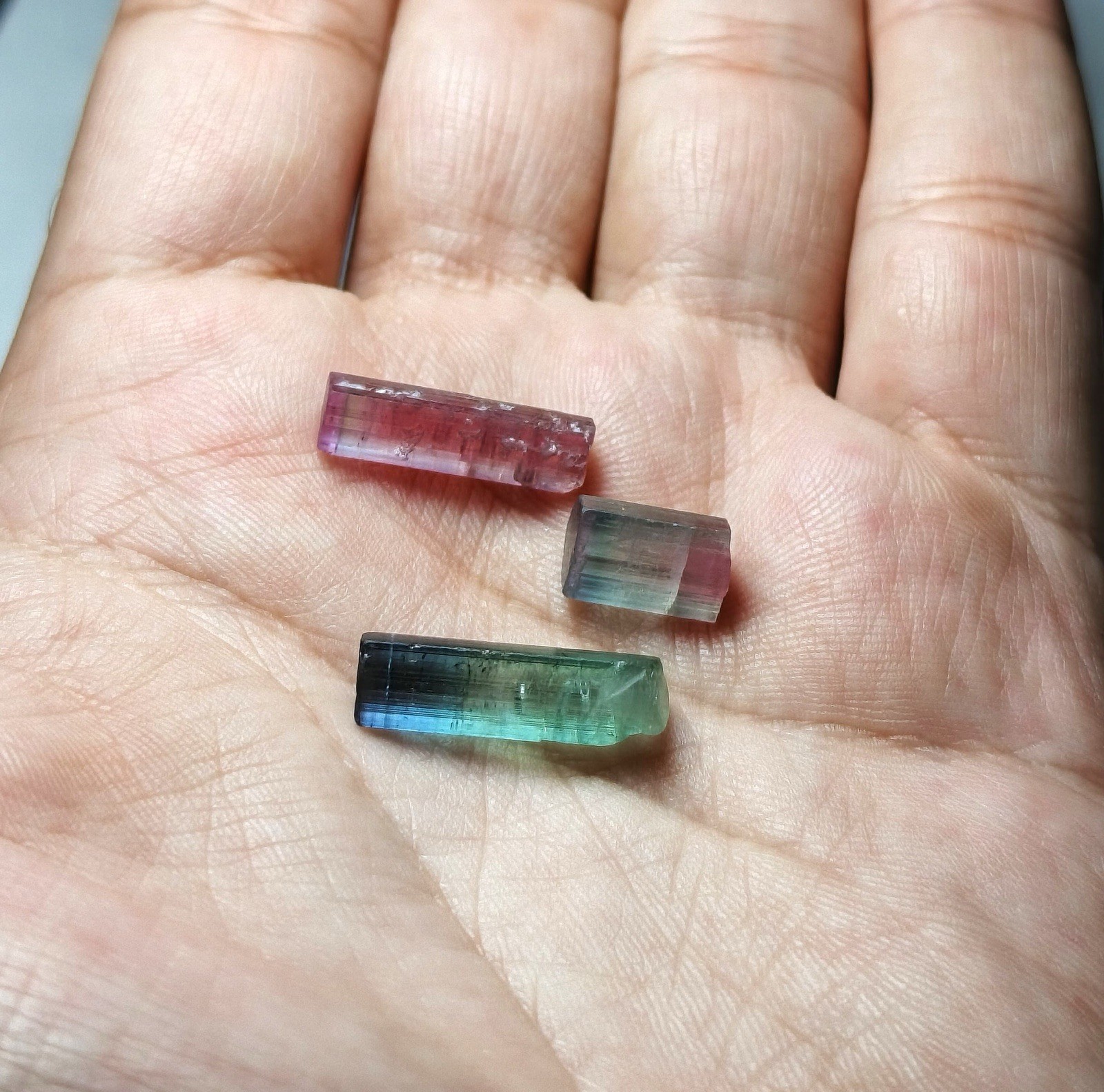 Naturel Top Quality Multicolor Tourmaline Crystal From Afg