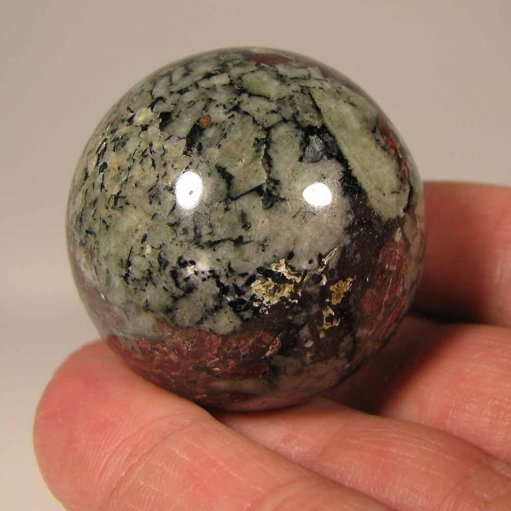 40mm EUDIALYTE Sphere Ball w/ Stand – Kola Peninsula, Russia