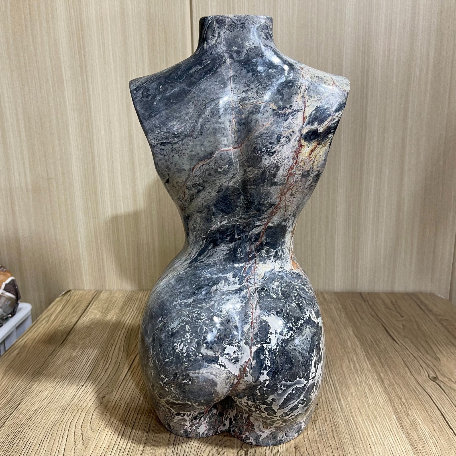 26.73LB big！Natural Pablo Picasso quartz carved crystal Energy female model