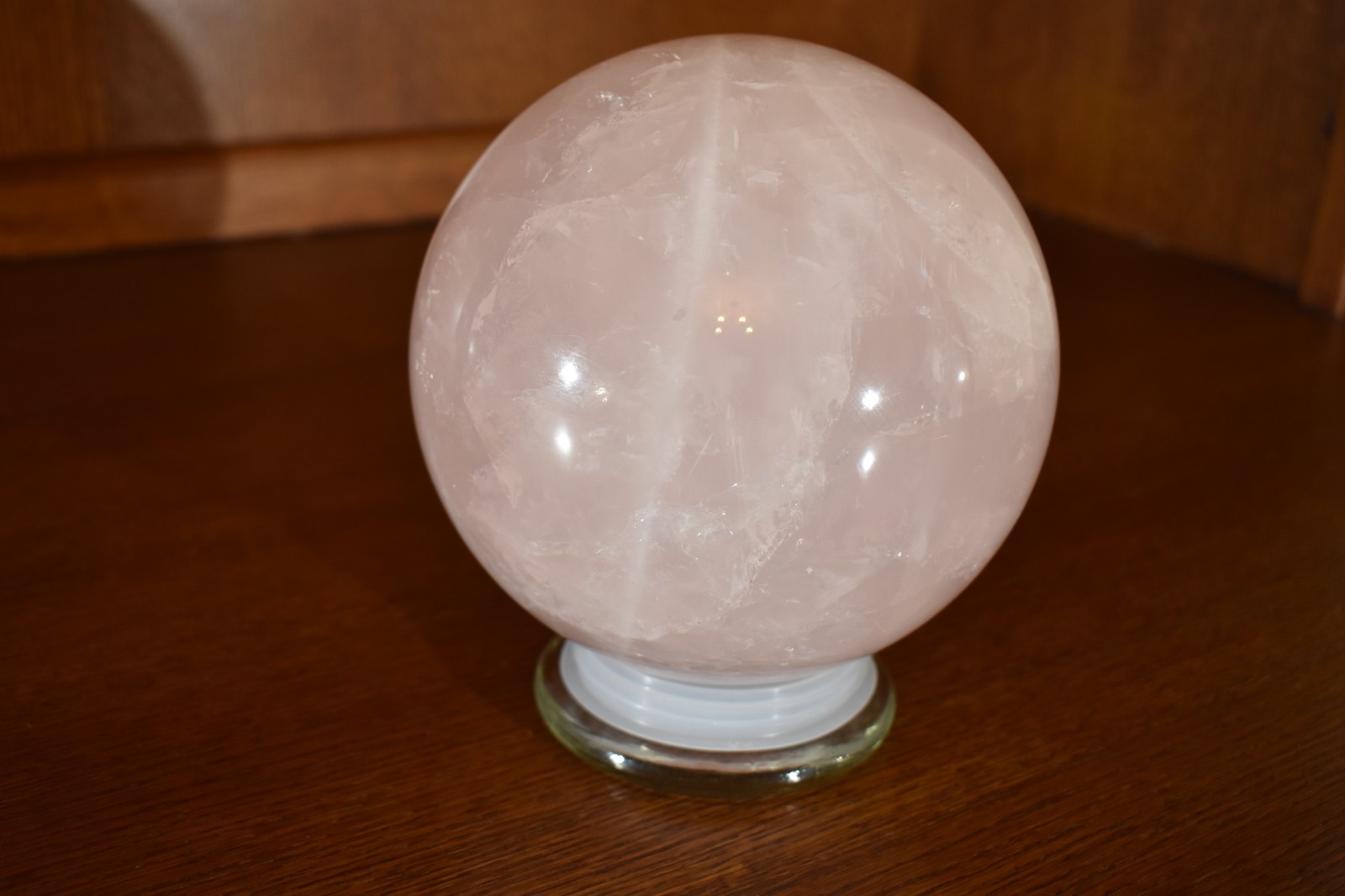 Rose Quartz sphere 4626 grams 149 mm