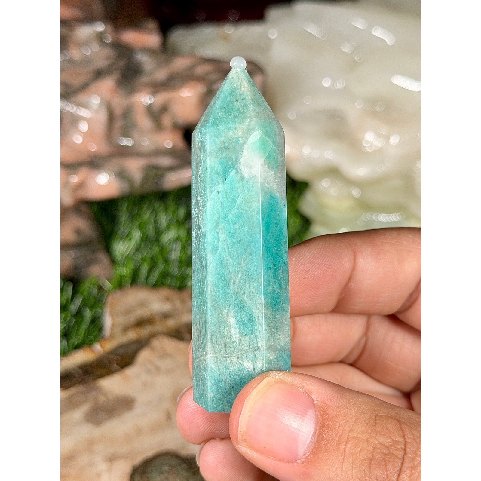 Amazonite Crystal Tower 2.75in 1.6oz