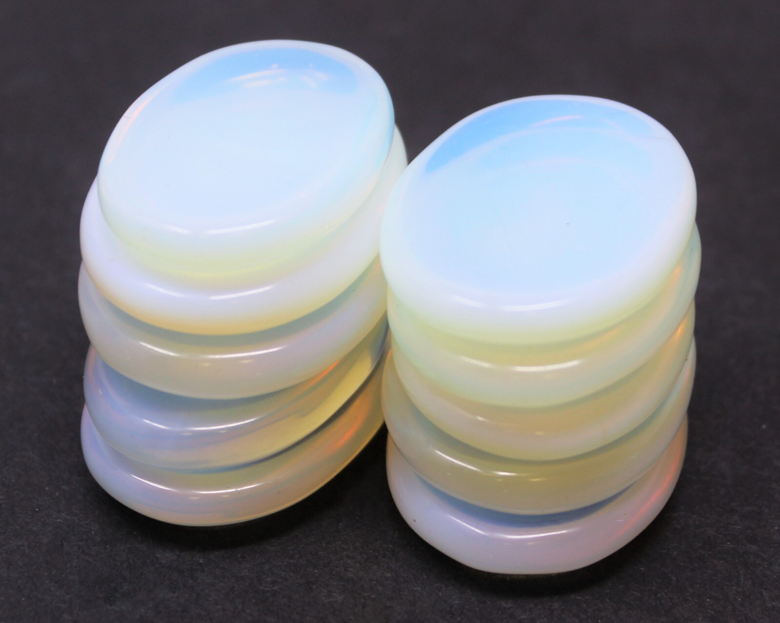Opalite Worry Stone (Opalite Palm Stone, Smooth Polished Opalite Pocket Stone)