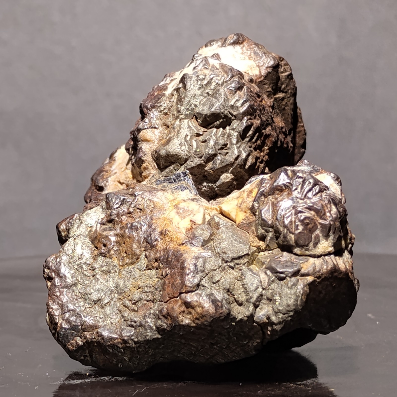 Iron Pyrite After Marcasite w/ Barite Galena Hematite Old Leadbelt of MO 297g