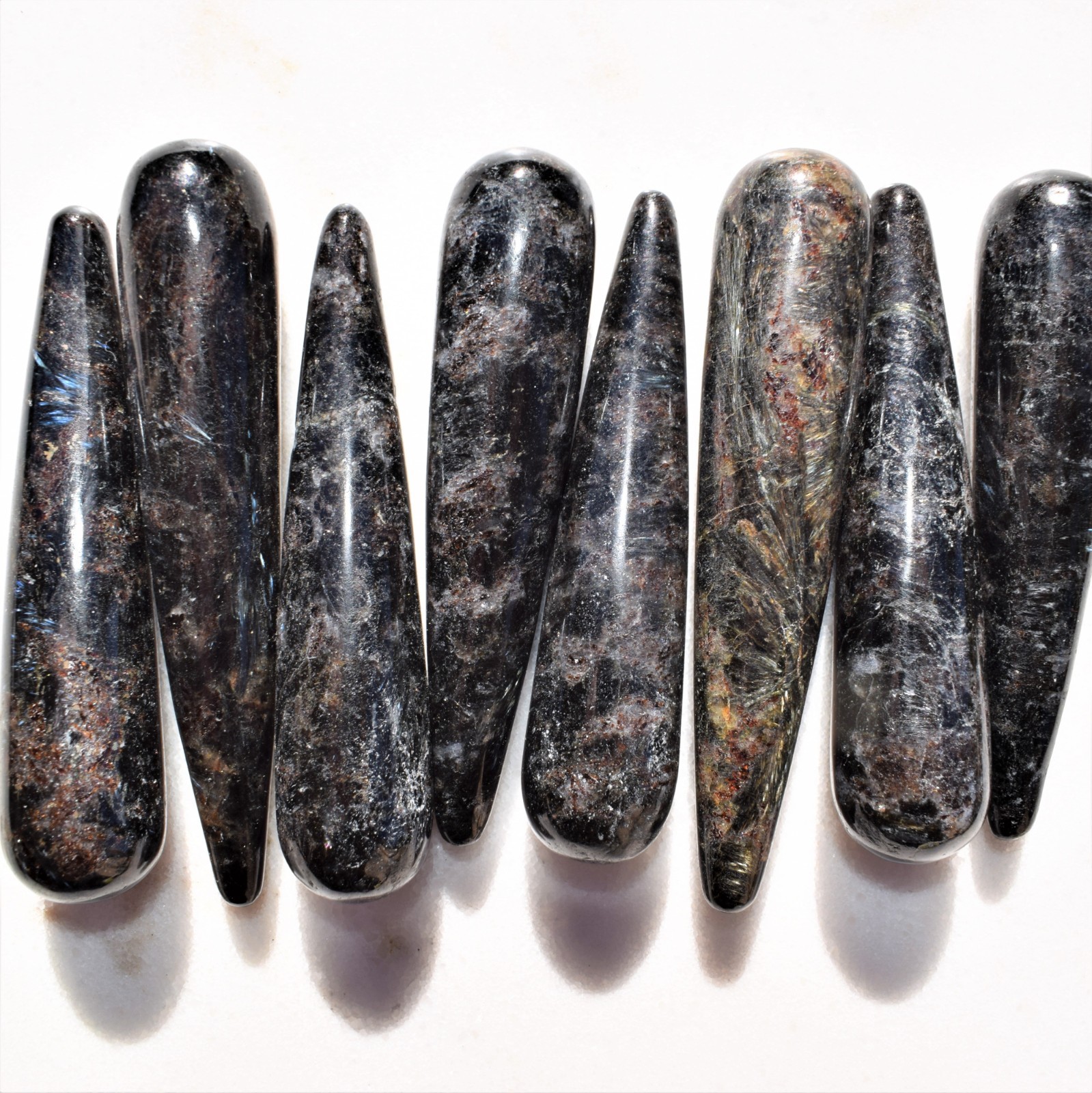 Charged Fireworks Flash Astrophyllite Massage Wand Crystal Healing Energy ~60g