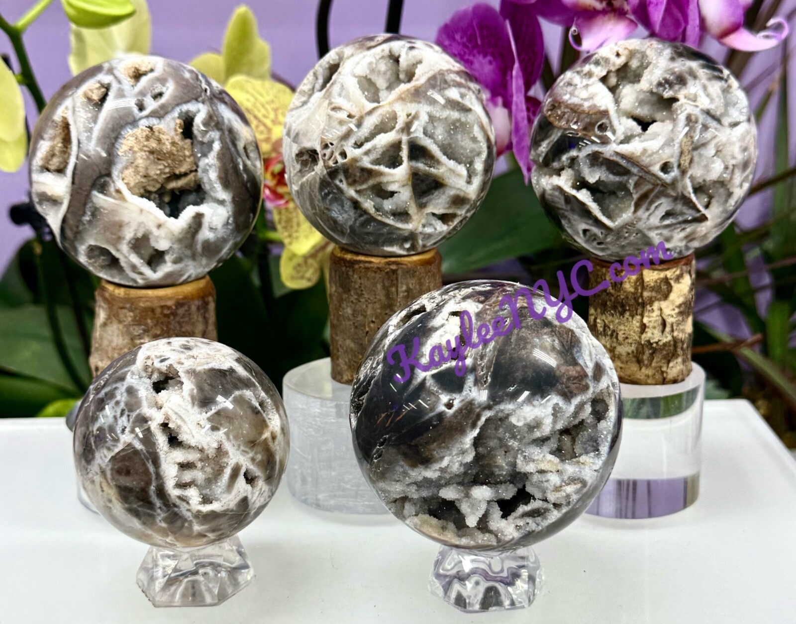 Wholesale Lot 4-5 pcs Natural Sphalerite Sphere Crystal Healing Energy