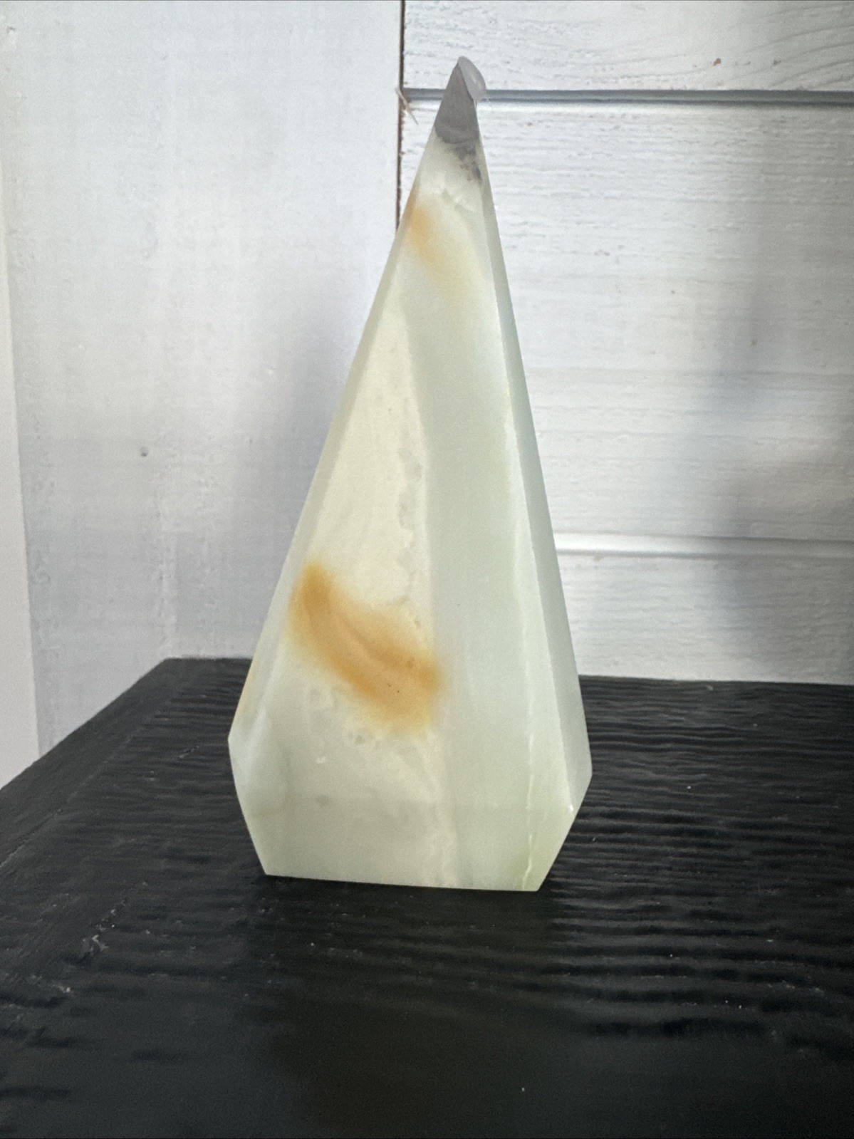 Caribbean Calcite Crystal Teardrop 272 Grams 5.25”