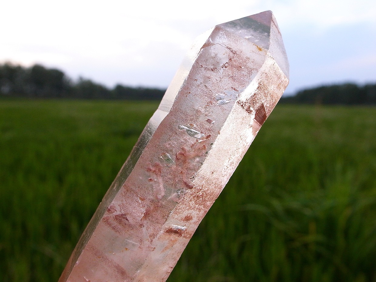 Manifestations!! Delicate PINK LEMURIAN QUARTZ + MASTER DT CRYSTAL+NATURAL VERY