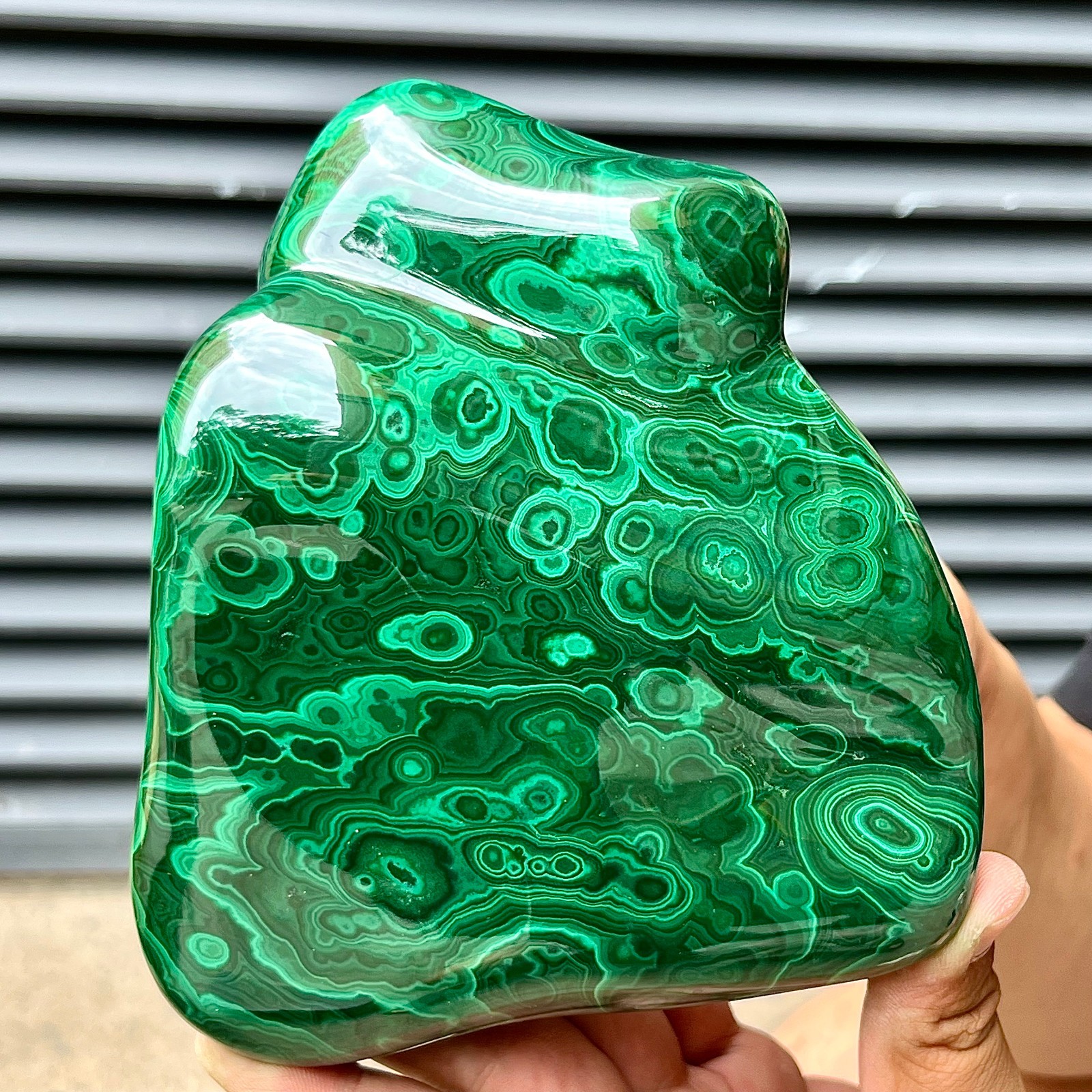 Malachite Polished Stone Natural Green Crystal Gemstone Reiki Chakra 4 lb