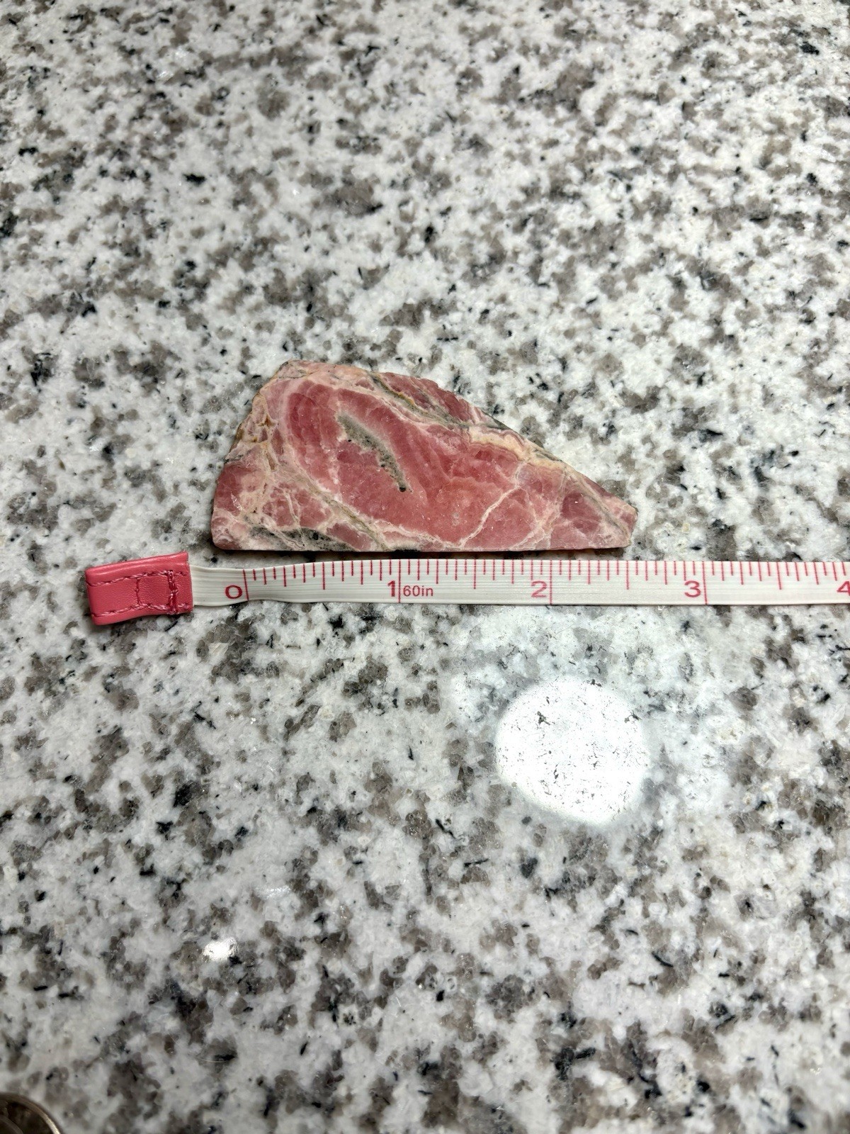 HQ Rhodochrosite Polished Freeform Slab Free Shipping (Stand Not Included)