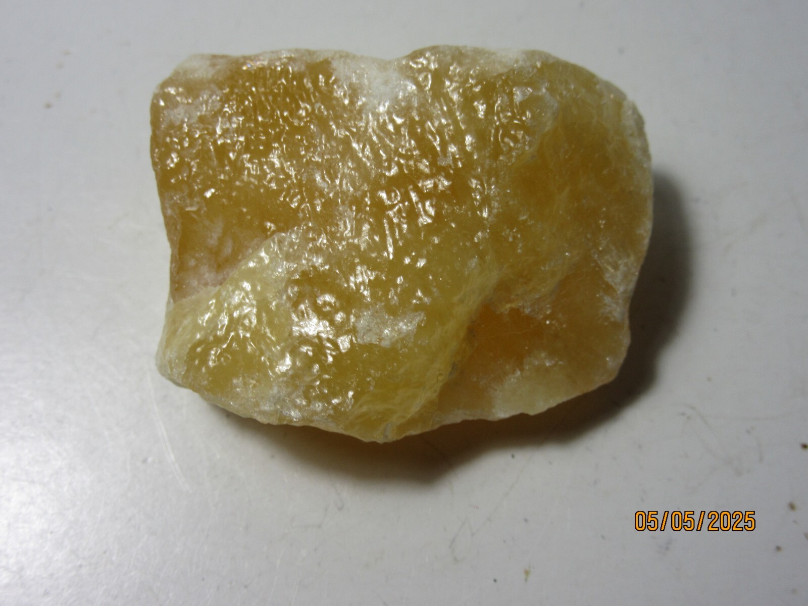 Orange Calcite Rough 1 5/8″ Mineral Collectible OCRMC-1s