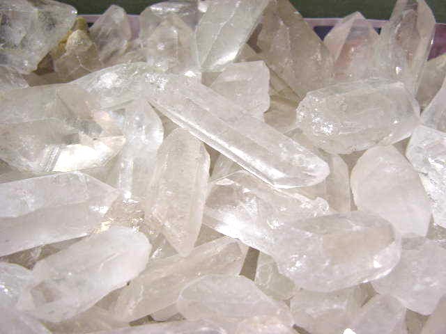 Quartz crystal natural terminated points Brazil 1/2 pound 1.5-2 ” 10+ crystals