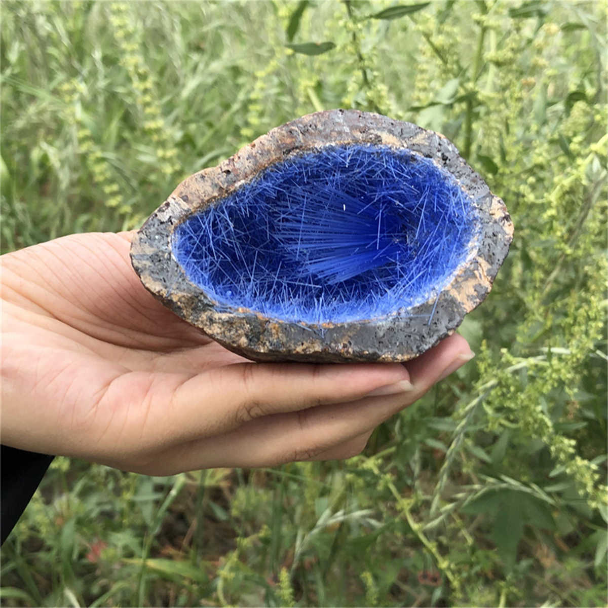270g Natural Needle Ironstone Mineral Specimen Healing Reiki Decor Crystal Gift