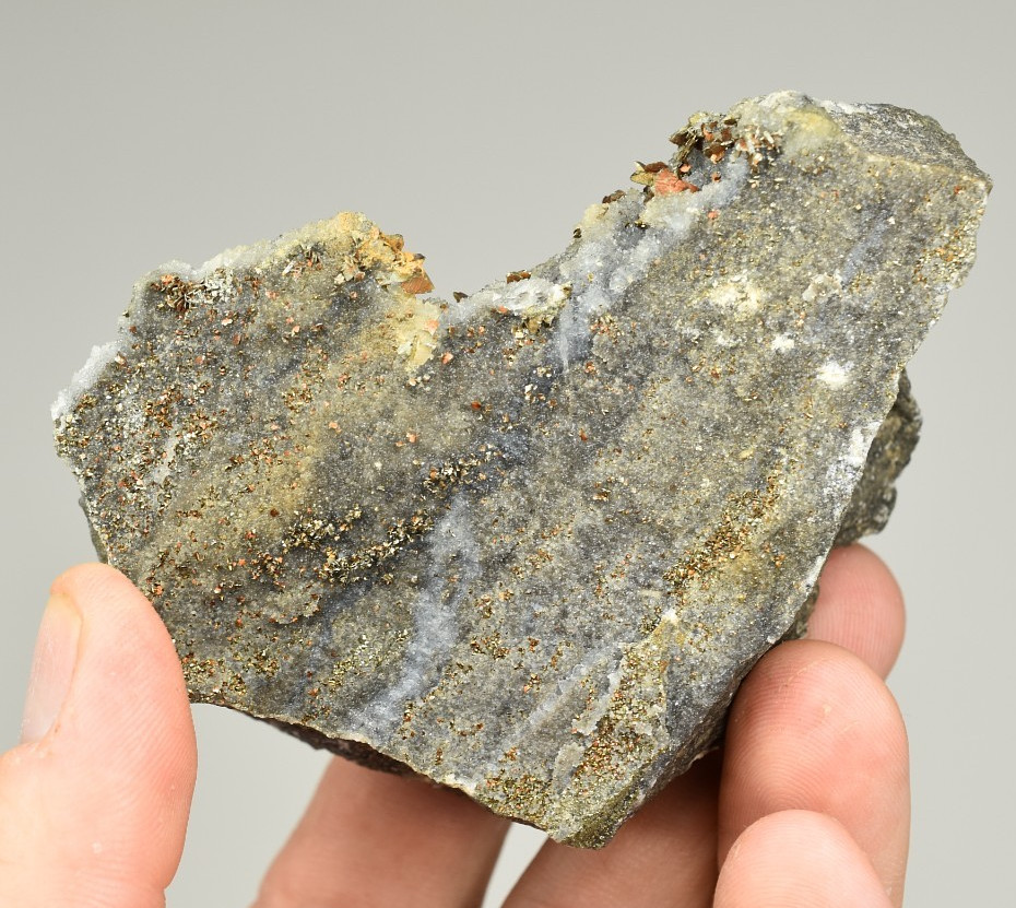 Marcasite on Quartz – Magmont Mine, Iron Co., Missouri