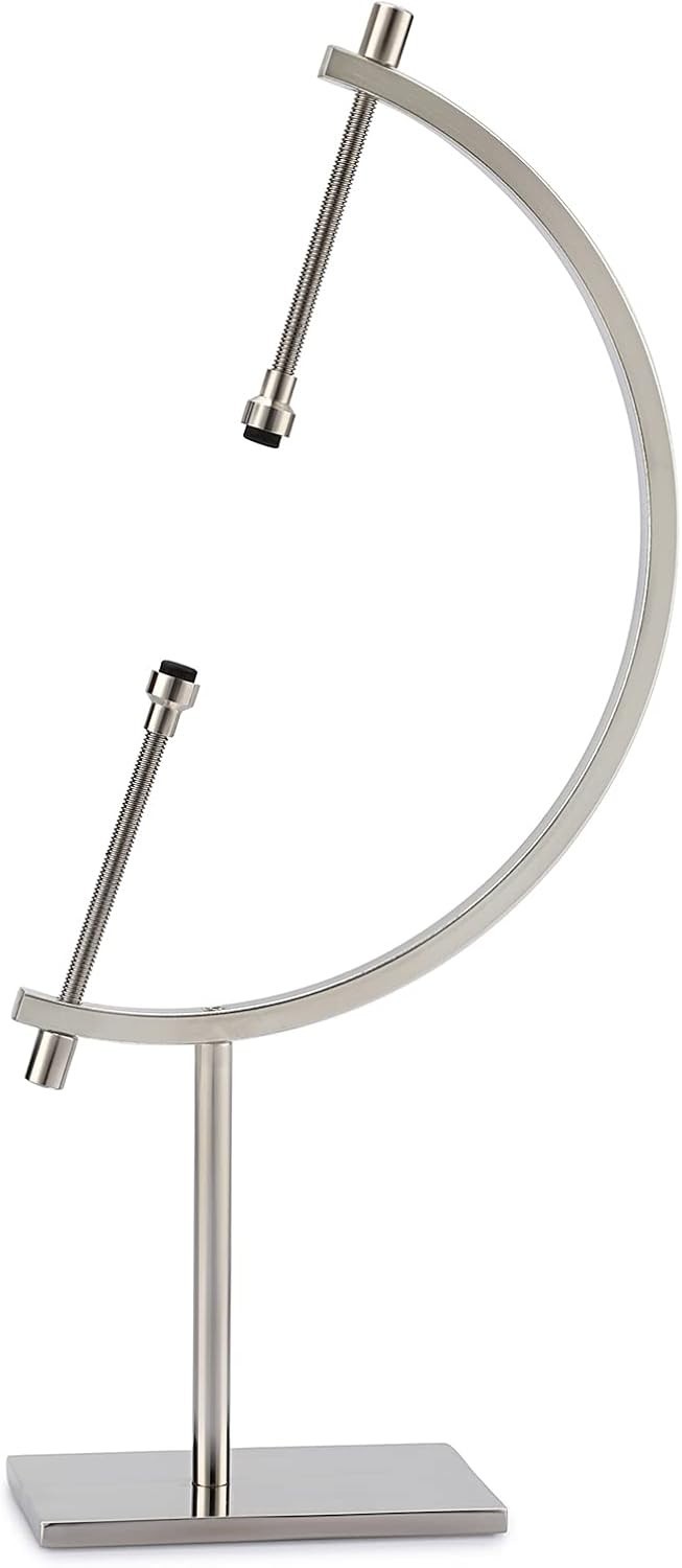 New Black Metal Sphere Holder Caliper Stand, Hold 1-1/2 to 5, Caliper Style Di