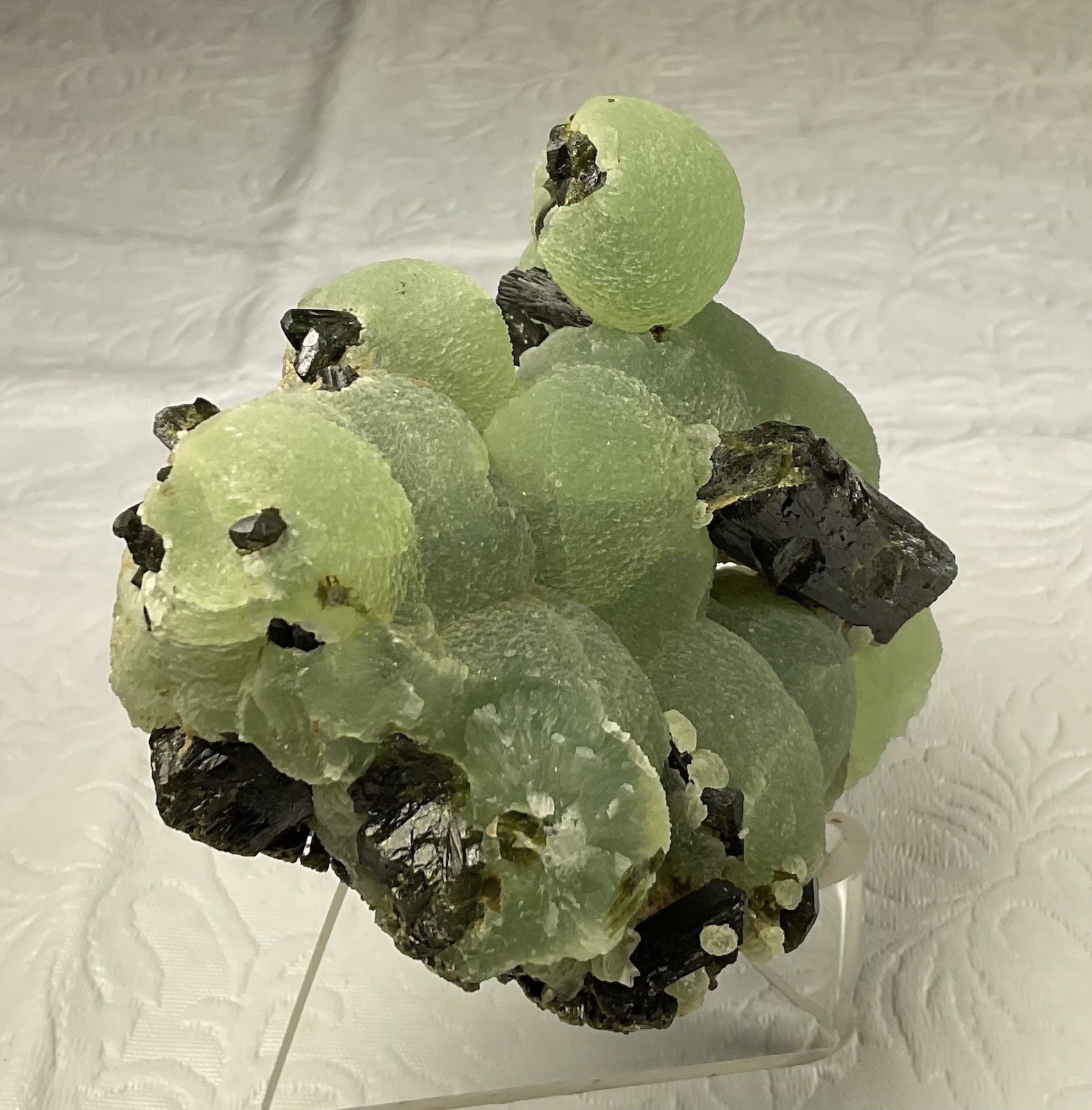 Botryoidal Prehnite and Epidote – Kayes Region, Mali, Africa.