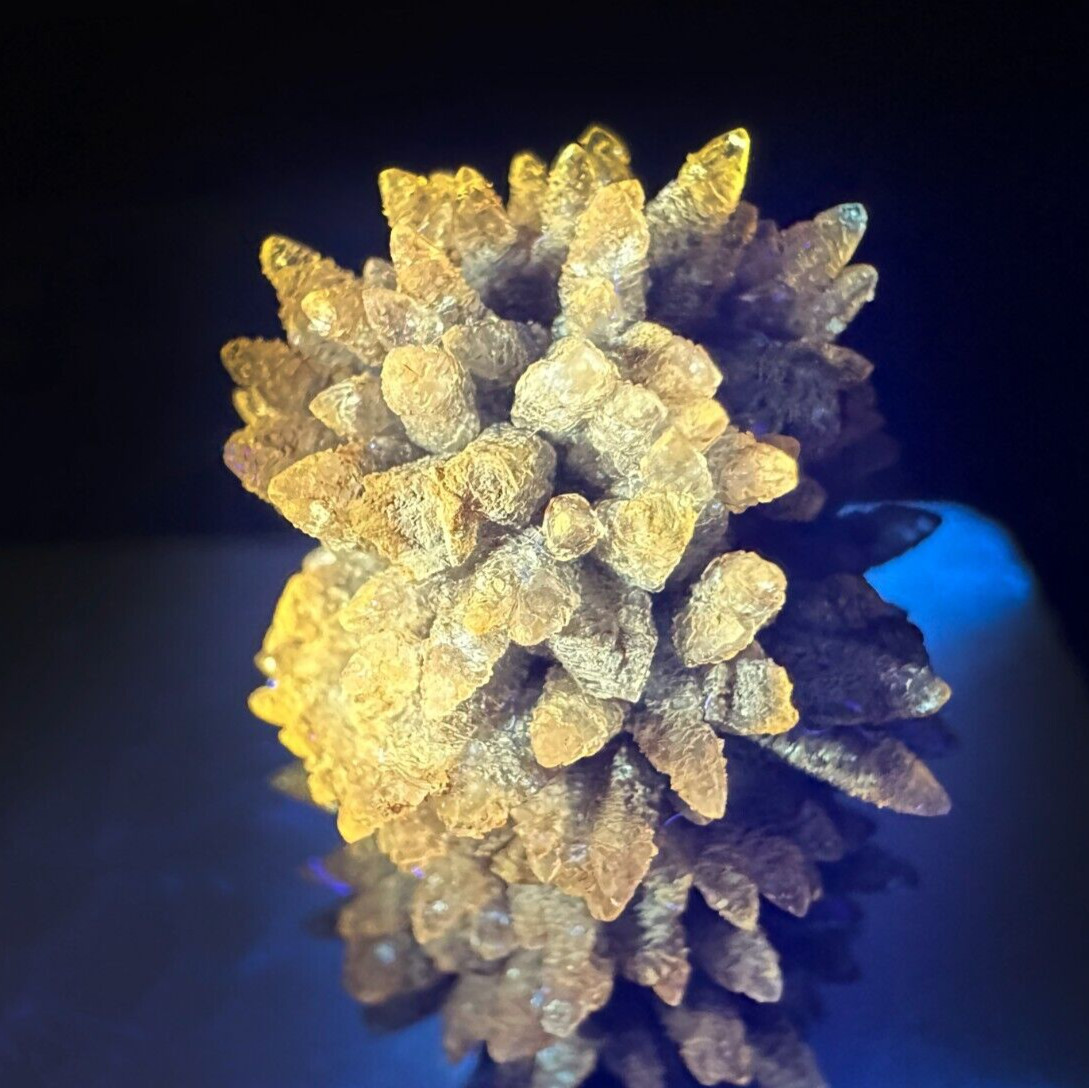 ➤ 1-1/2″ Tall “HEDGEHOG” CALCITE Pleasant Ridge Rensselaer Indiana VIDEO➤412