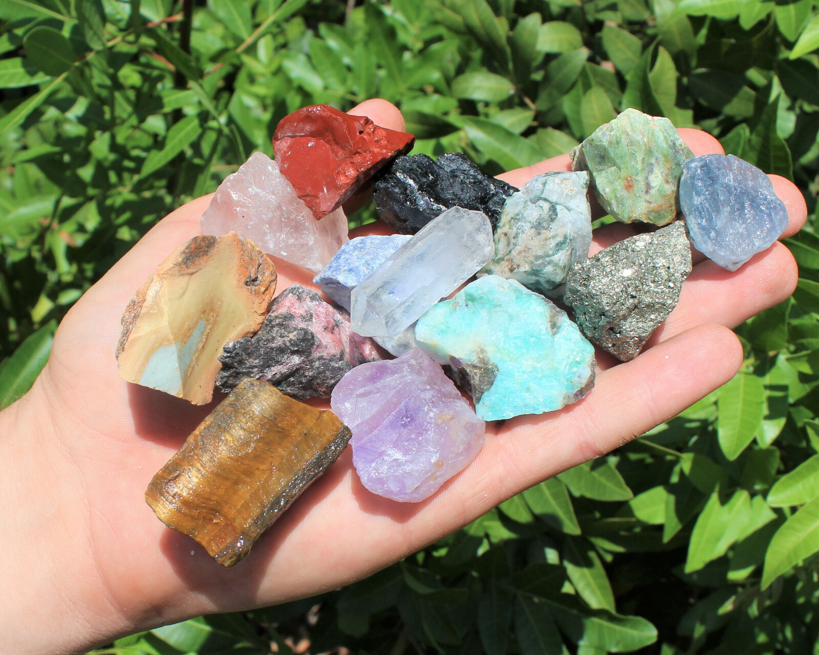 Bulk Mixed Crafters Collection: Gems Crystal Natural Rough Raw HUGE 5 lb Lot