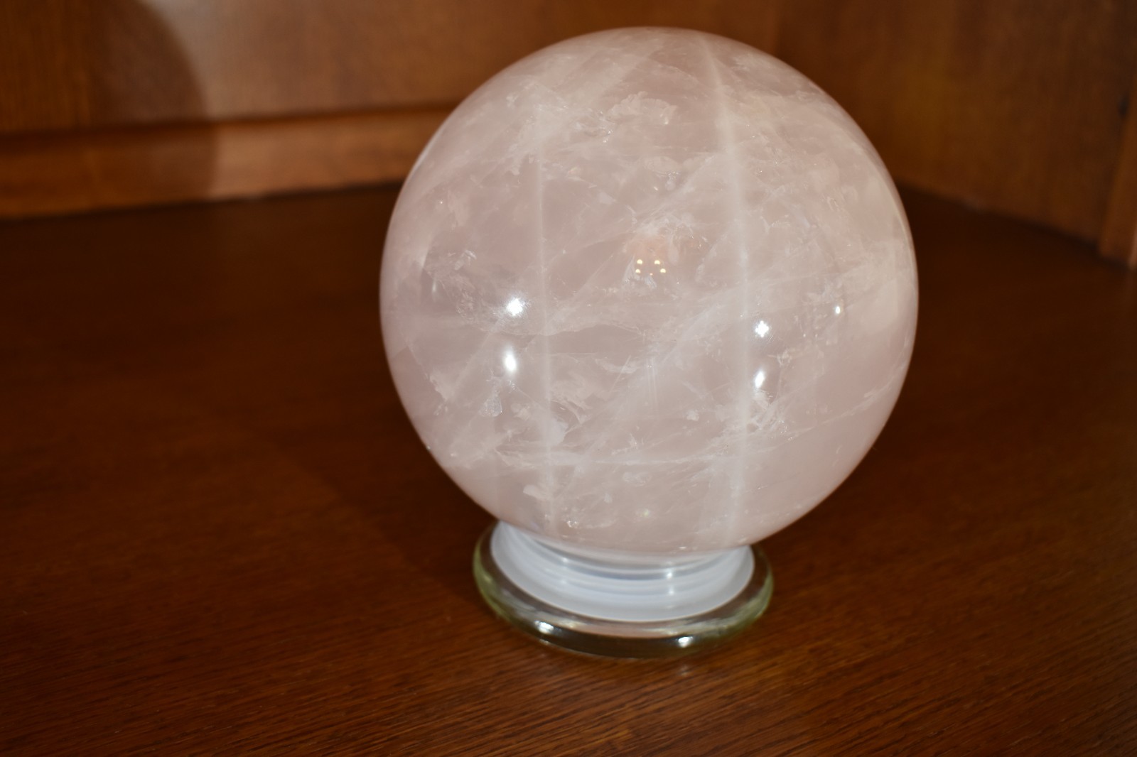 Rose Quartz sphere 4626 grams 149 mm