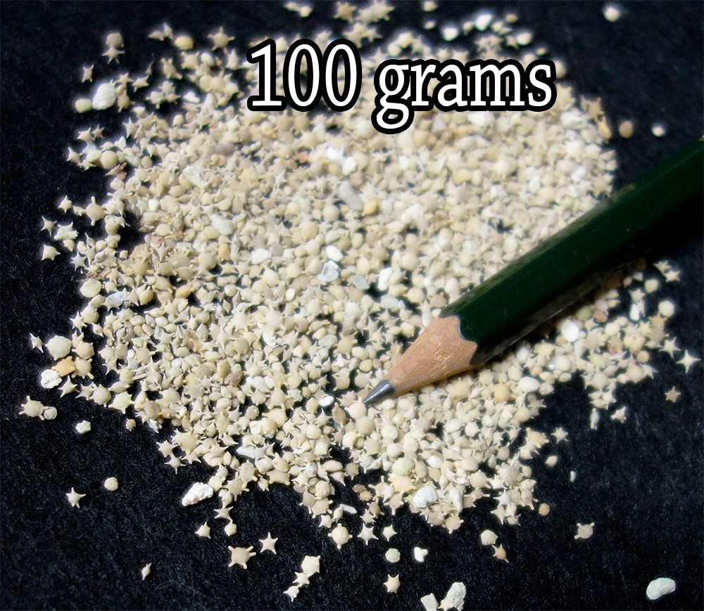 100 grams (3.52oz) – Natural Star Sand Sun Sand from Okinawa Japan beach