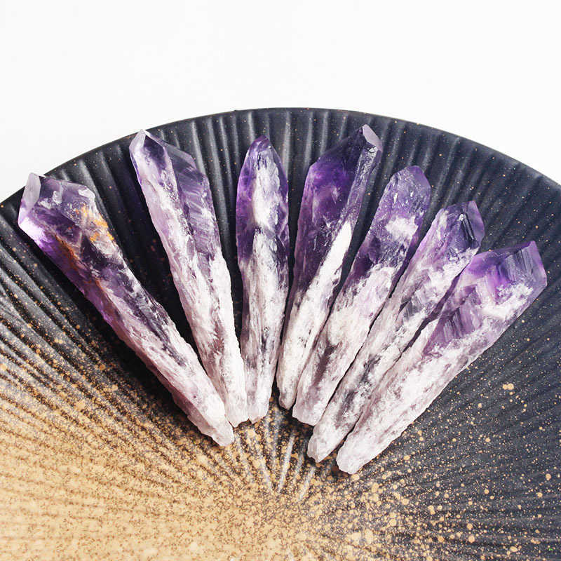 Natural Brazilain Amethyst Quartz Crystal Cluster Geode Druzy Healing Specimens
