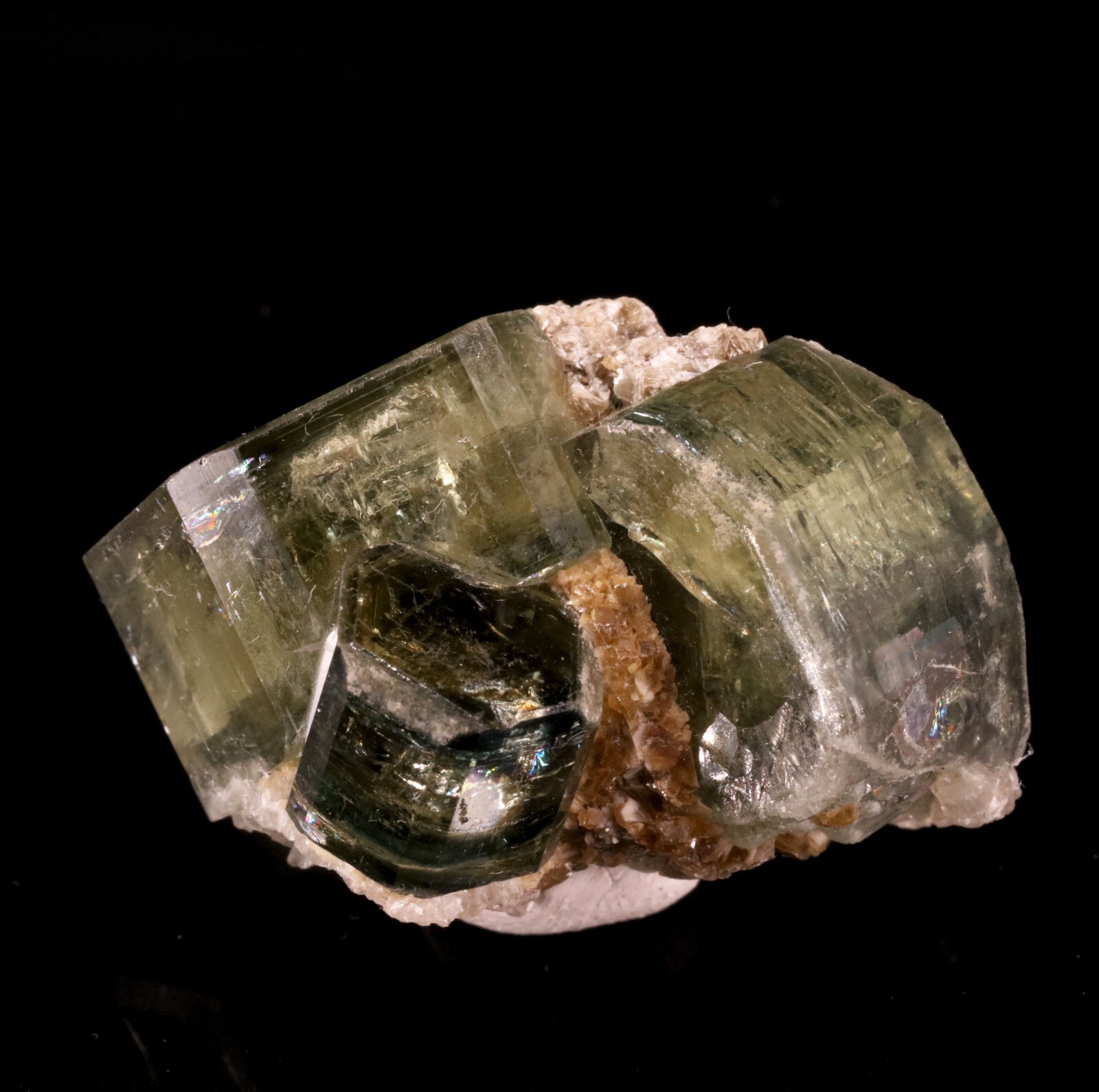 Lovely Zoned Fluorapatite Crystal Cluster – Panasqueira Mine, Portugal!