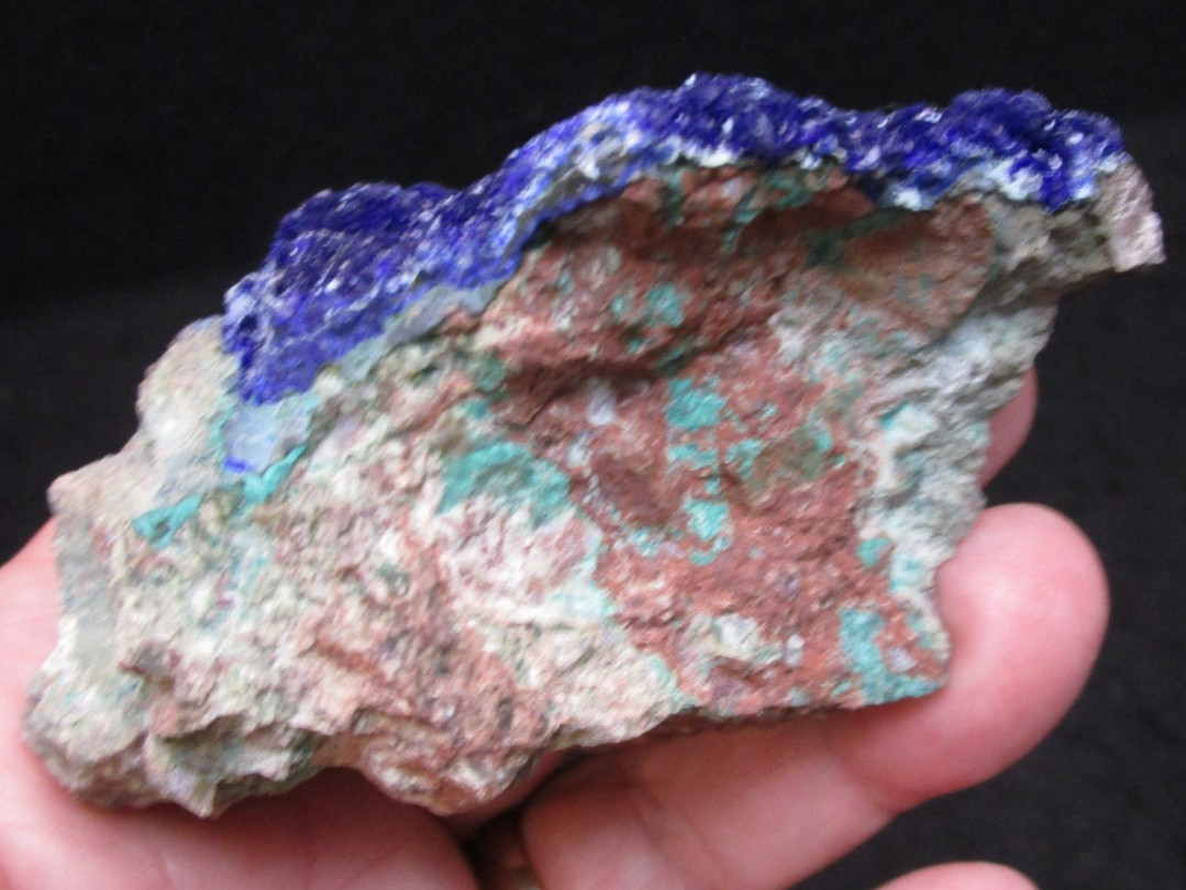 High Grade deep Blue Crystalline Azurite Morenci Mine Greenlee County, Arizona