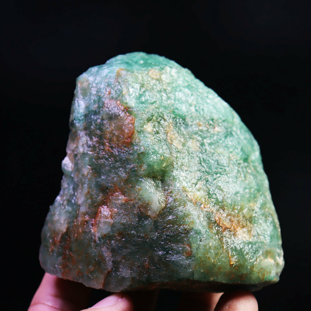 0.94 lb Natural Not Polished Original Strawberry Quartz Crystal Mineral Specimen