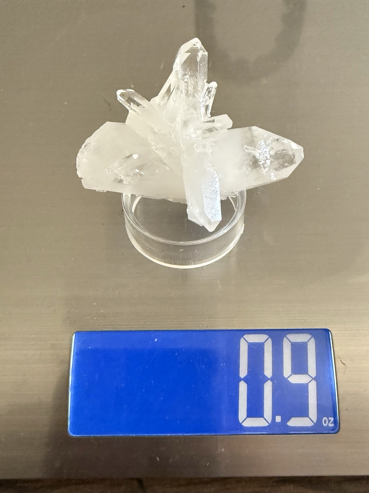 High Quality Diamantina Lemurian Quartz Cluster With DT Point Crystal Brazil