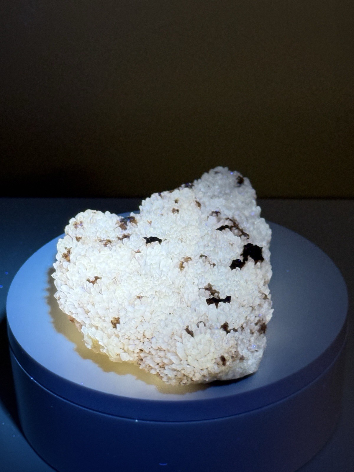 GOLDEN Fluorescent Orange Calcite Mineral Specimen – Morocco