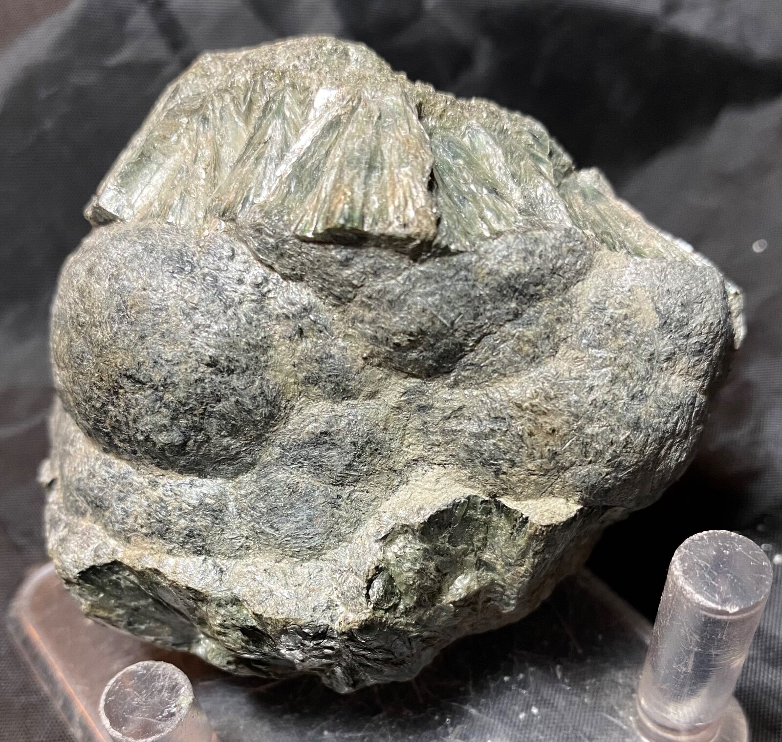 RARE Clinochlor var Serafinite Specimen from Korshunovskoe Mine, Siberia, Russia