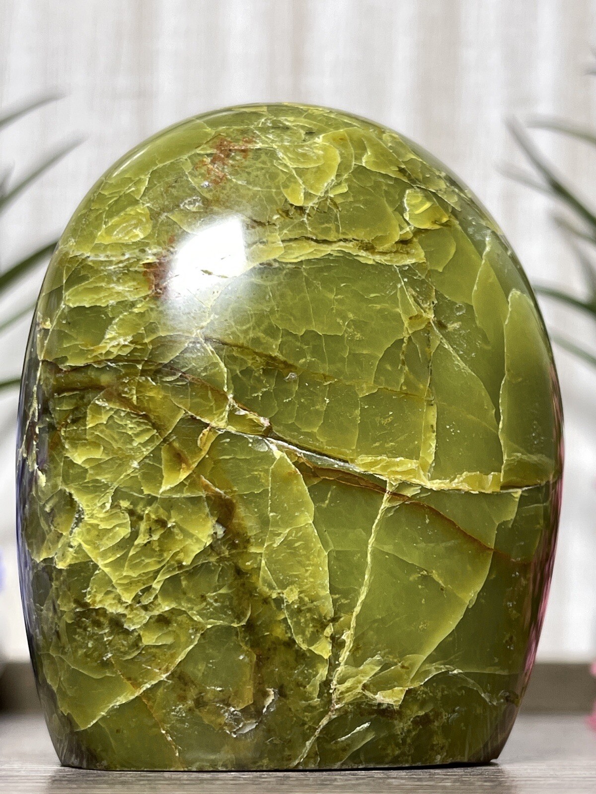 GREEN OPAL FREEFORM – Mineral Chakra Reiki Crystal Witch Energy Meditation Tower
