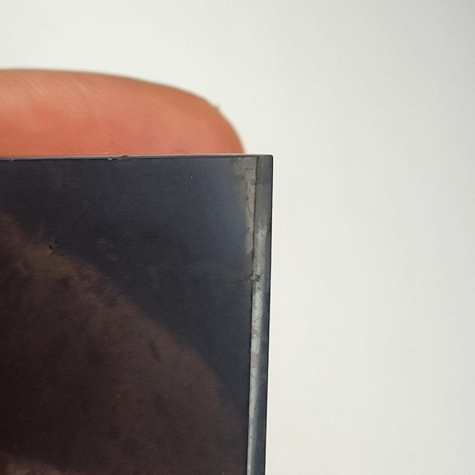 Shungite Stone EMF Protection Phone Sticker 30×40 mm Polished Style_A / 1 pk