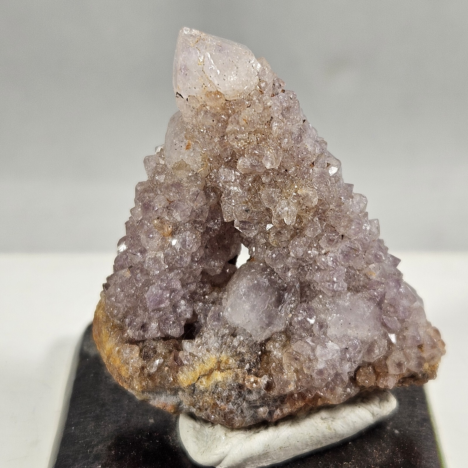 Cactus Quartz Mineral Specimen Amethyst Purple Lilac Spirt Crystal