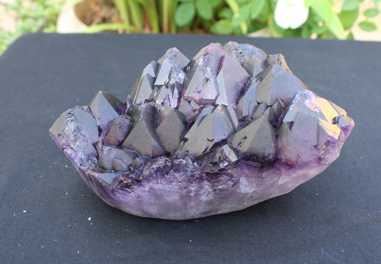 AMYTHST ON MATRIX MINERALS SPECIMEN INDIA