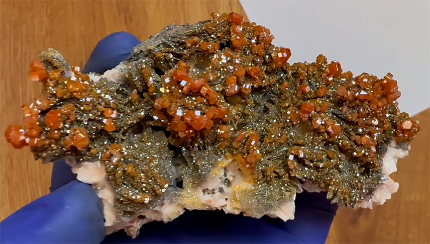 Vanadinite World Class Museum Specimen Large 254g – US Seller! – See Video!