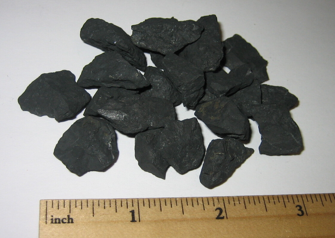 20+ NATURAL ROUGH SHUNGITE HEALING PURIFICATION STONE MINERALS RUSSIA ~ 50grams