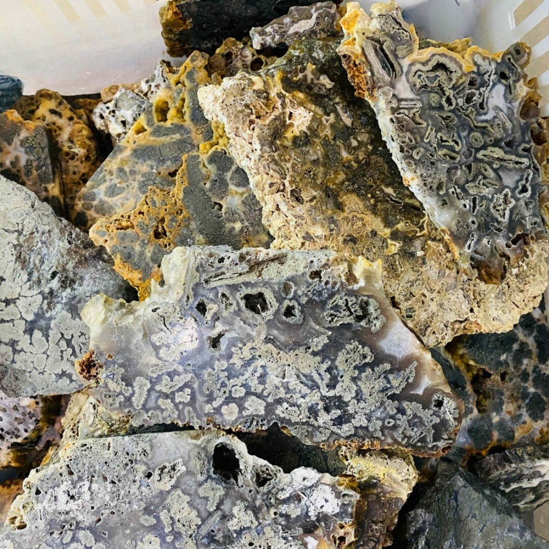 1kg Natural pyrite agate rough stone slices decorative crystal ornaments Random